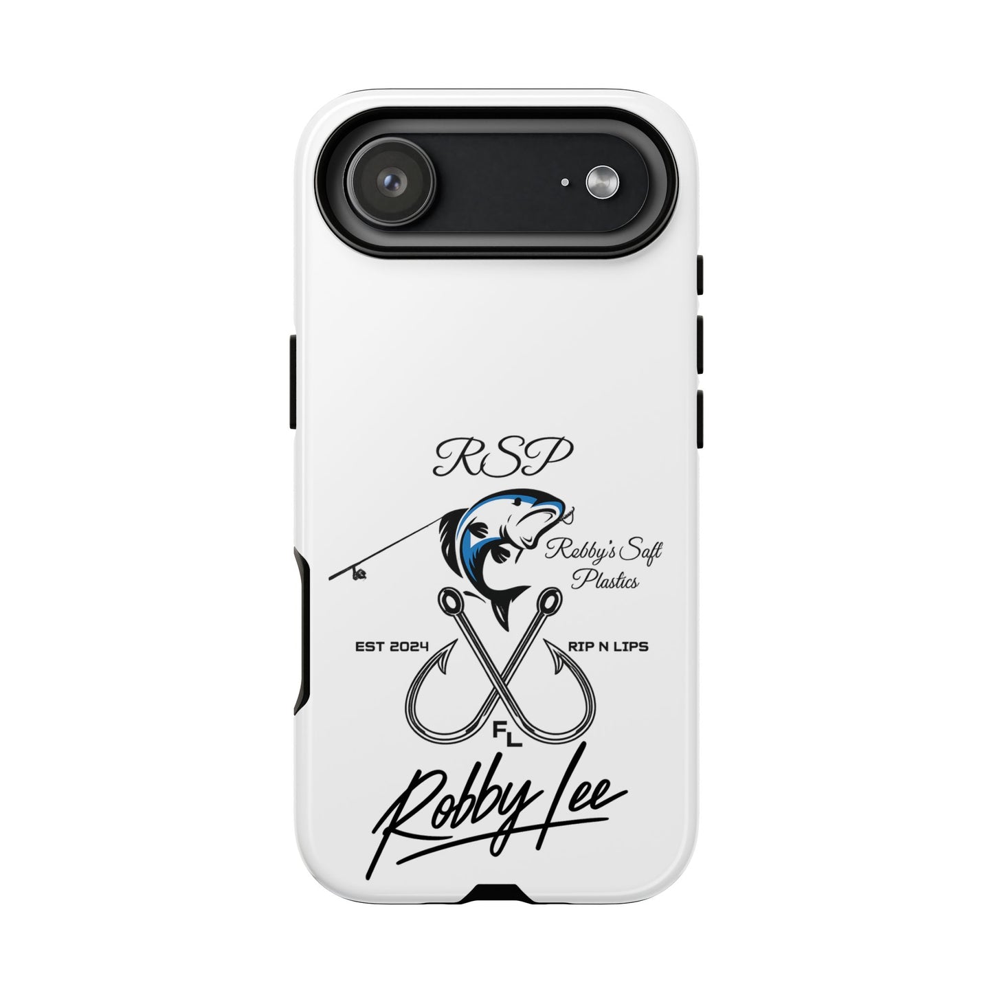 Fishing Logo Phone Case — “Robby Lee” Tough Cases Protective iPhone Cover