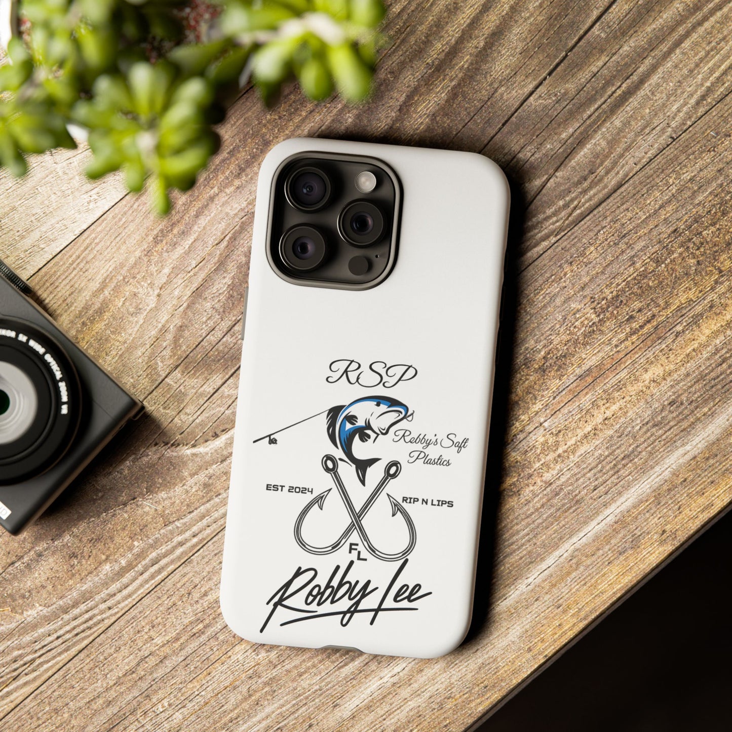 Fishing Logo Phone Case — “Robby Lee” Tough Cases Protective iPhone Cover