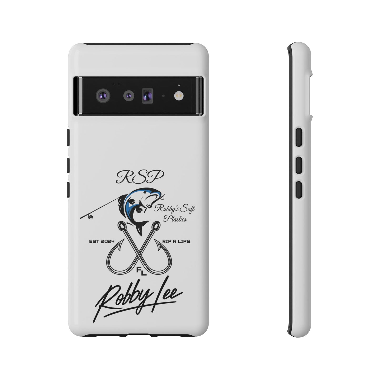 Fishing Logo Phone Case — “Robby Lee” Tough Cases Protective iPhone Cover