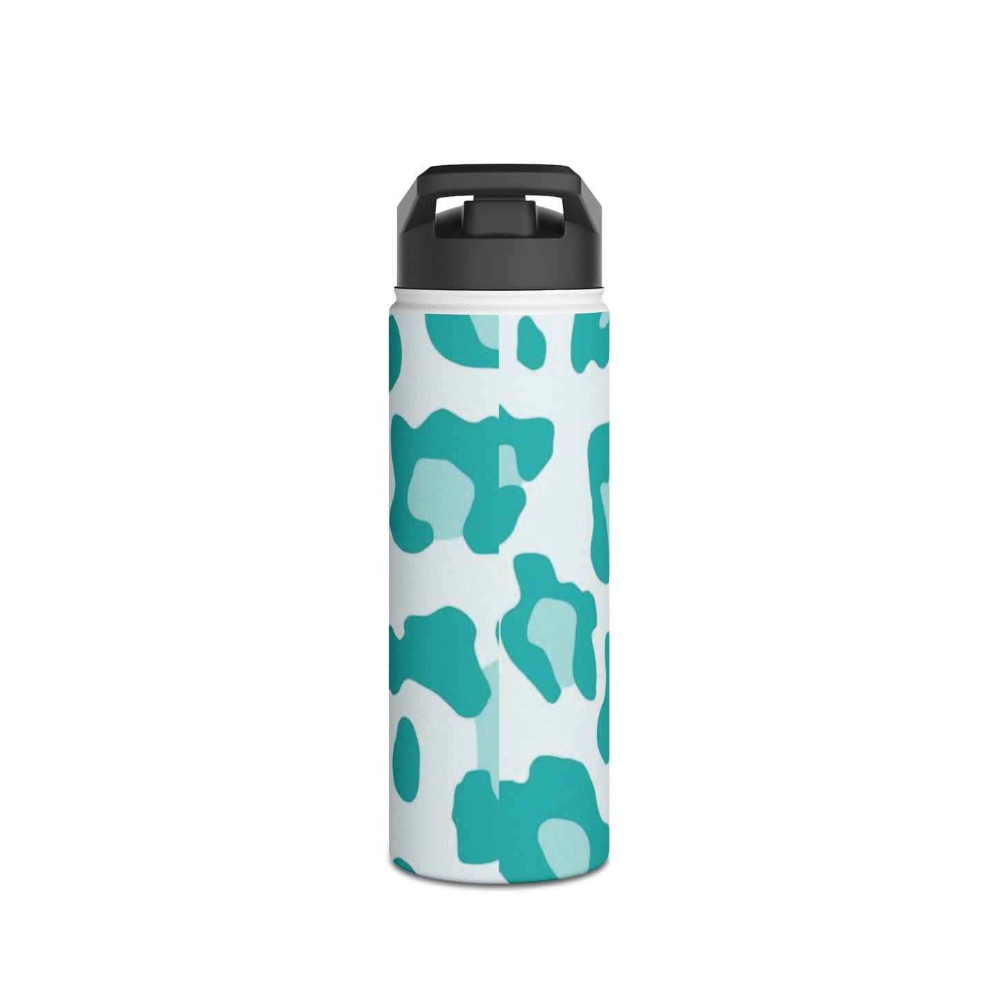 Fishing Logo Stainless Steel Water Bottle – Teal Camo RSP Design