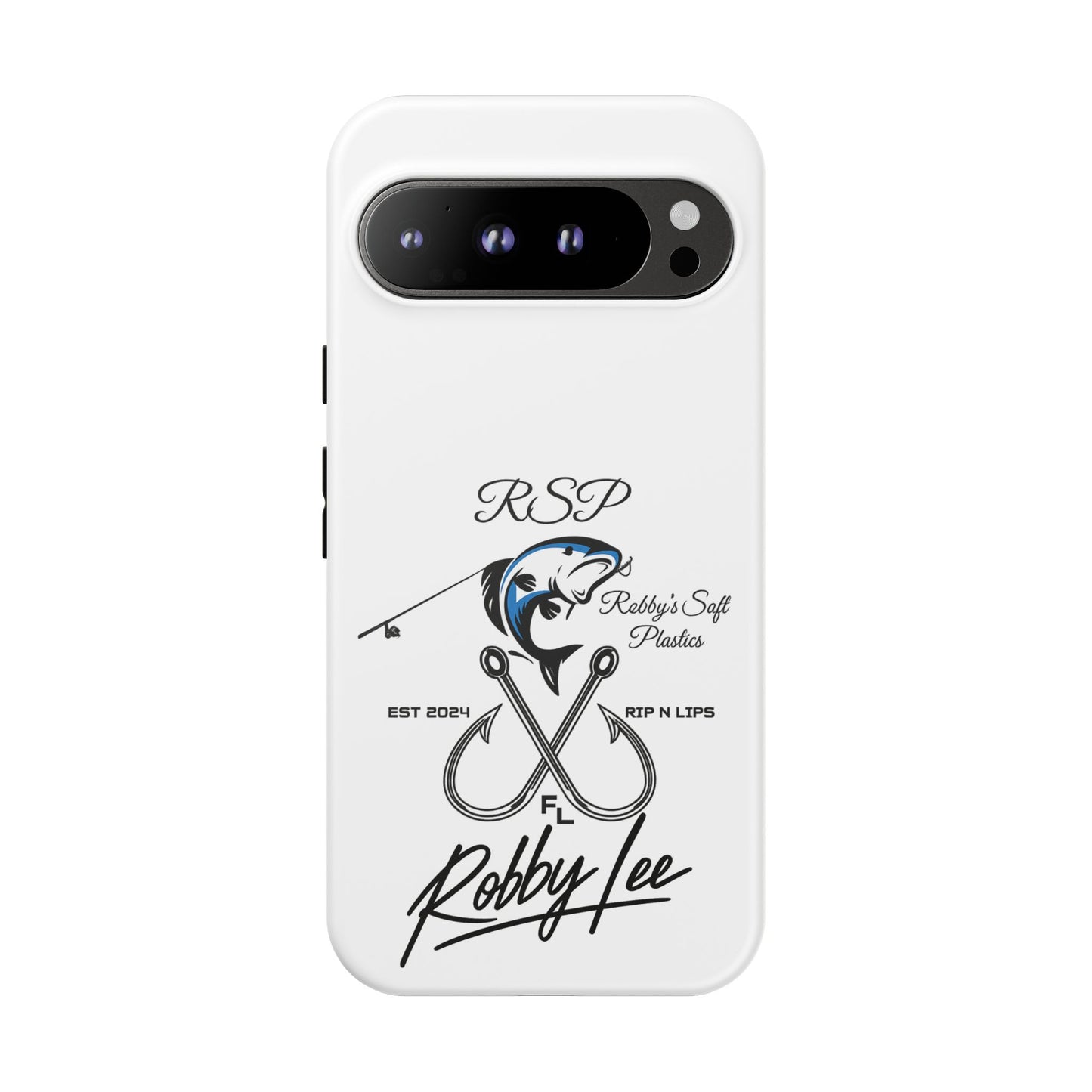 Fishing Logo Phone Case — “Robby Lee” Tough Cases Protective iPhone Cover