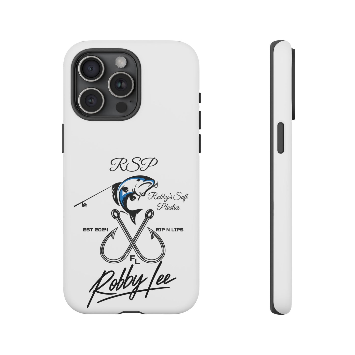 Fishing Logo Phone Case — “Robby Lee” Tough Cases Protective iPhone Cover
