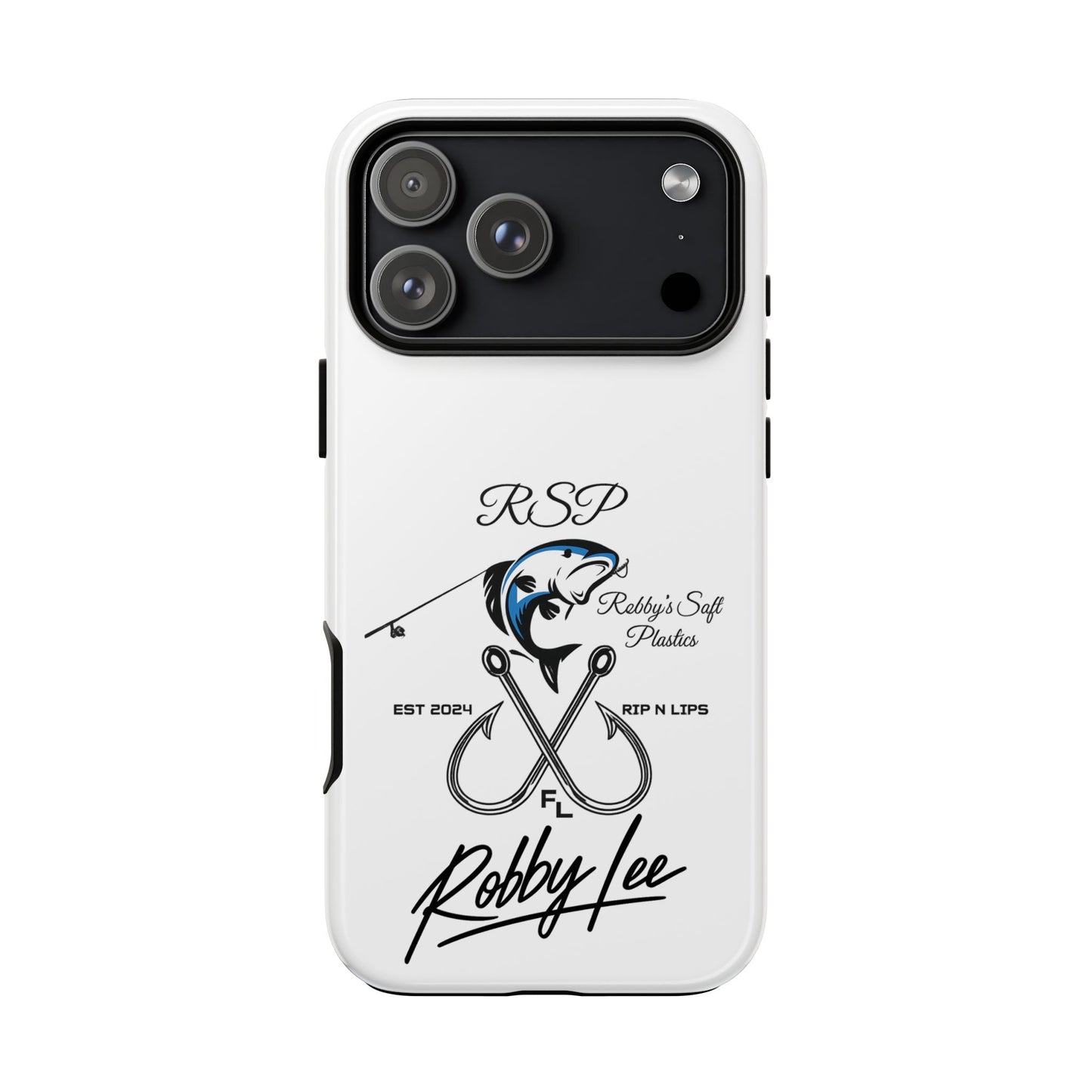 Fishing Logo Phone Case — “Robby Lee” Tough Cases Protective iPhone Cover