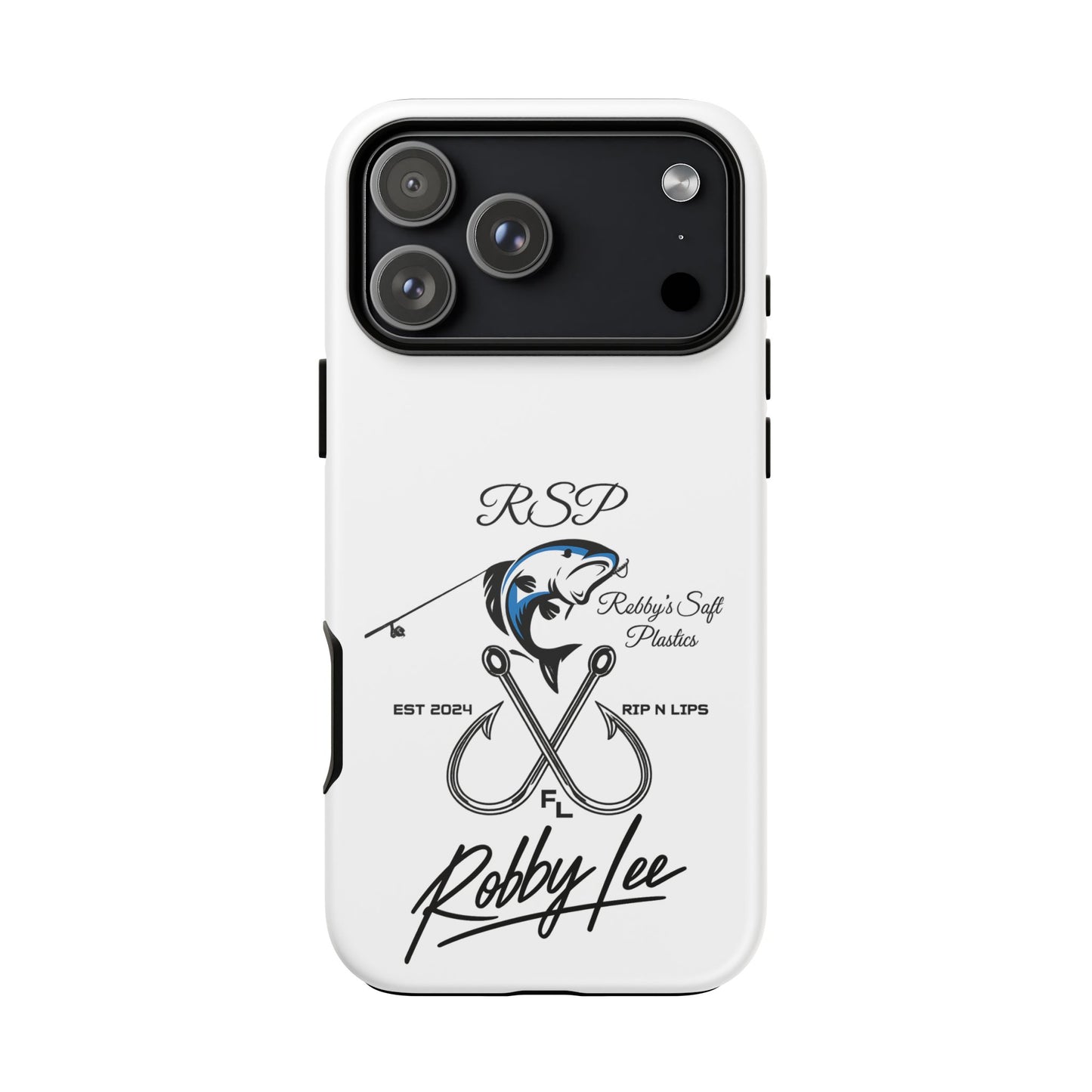 Fishing Logo Phone Case — “Robby Lee” Tough Cases Protective iPhone Cover