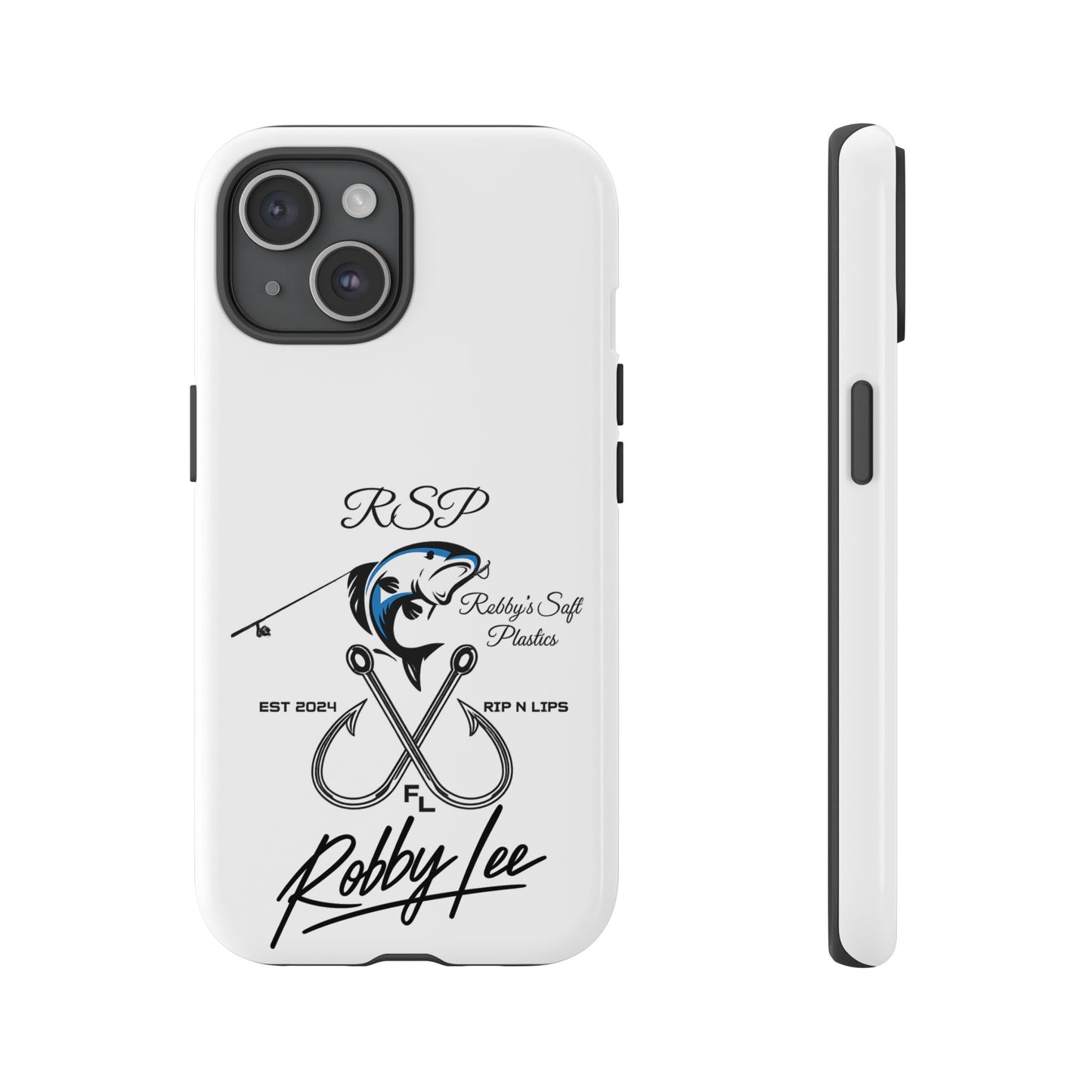 Fishing Logo Phone Case — “Robby Lee” Tough Cases Protective iPhone Cover