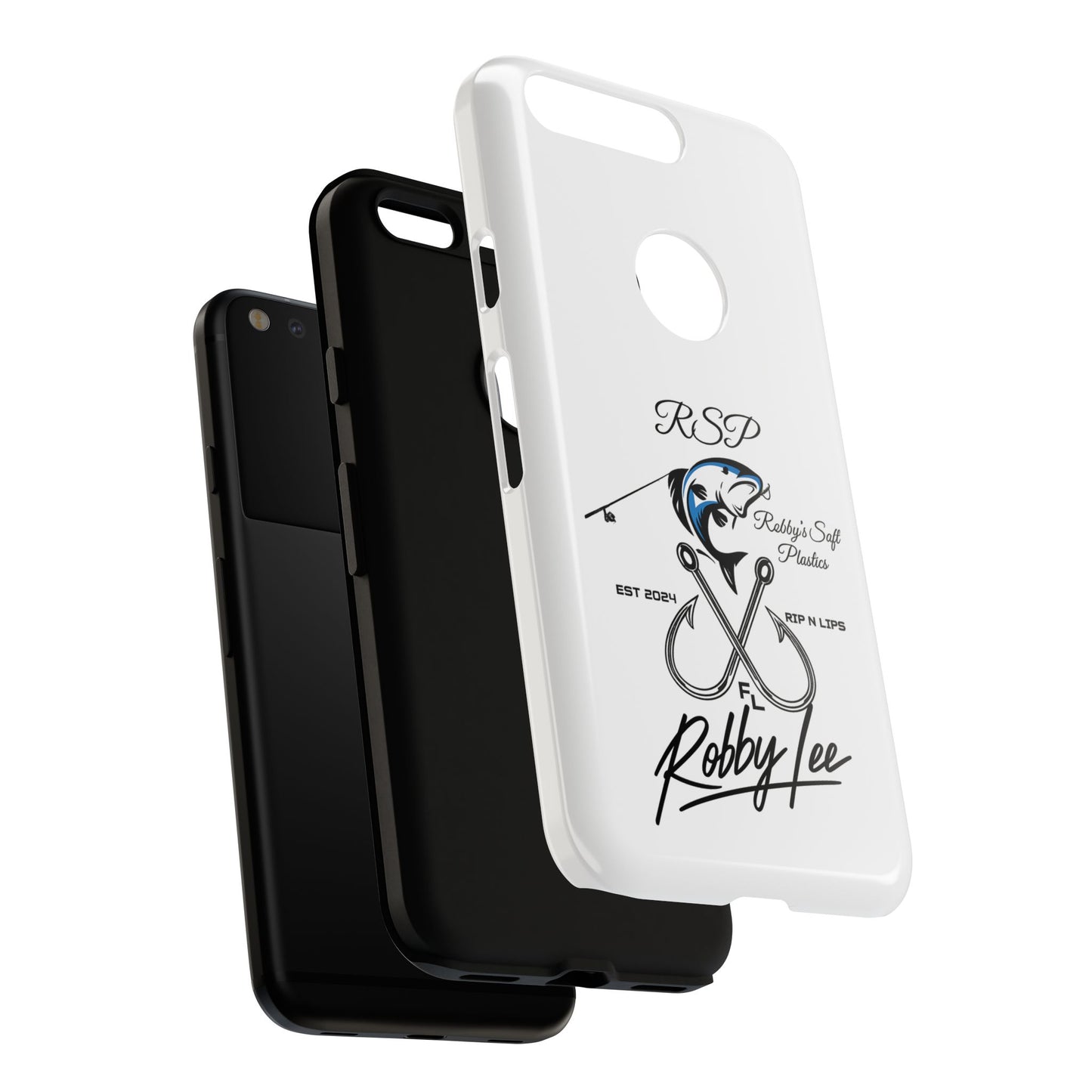 Fishing Logo Phone Case — “Robby Lee” Tough Cases Protective iPhone Cover