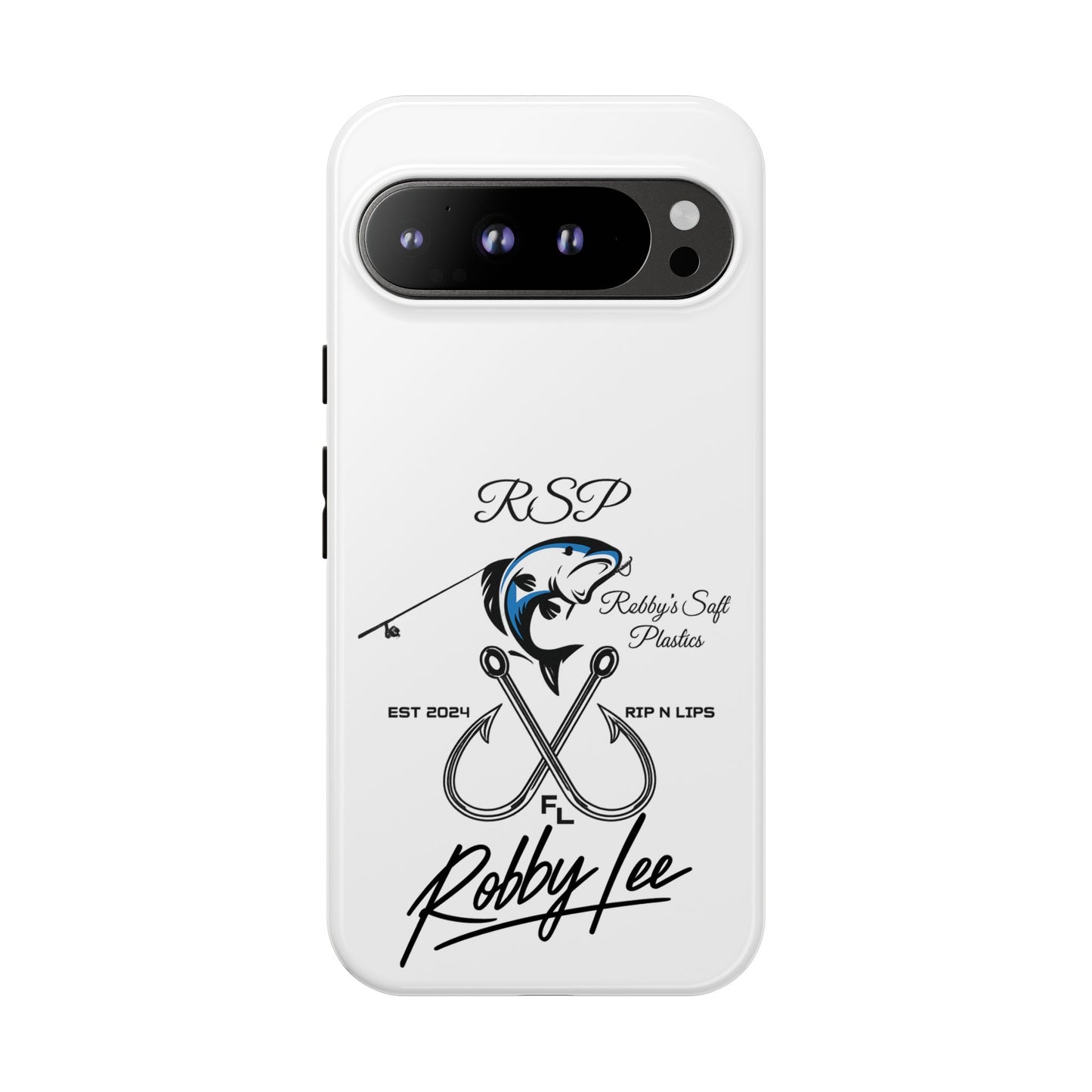 Fishing Logo Phone Case — “Robby Lee” Tough Cases Protective iPhone Cover