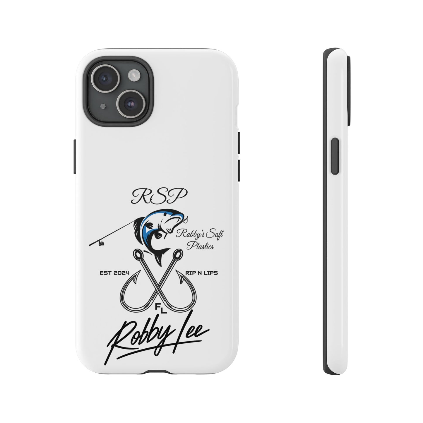 Fishing Logo Phone Case — “Robby Lee” Tough Cases Protective iPhone Cover
