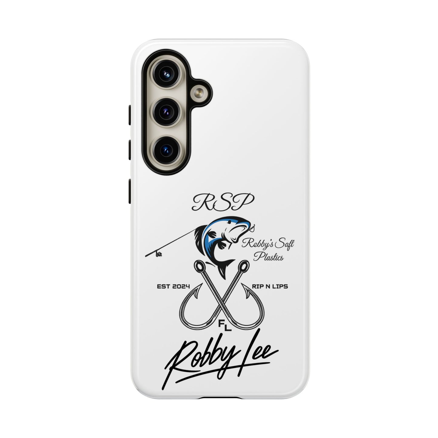 Fishing Logo Phone Case — “Robby Lee” Tough Cases Protective iPhone Cover