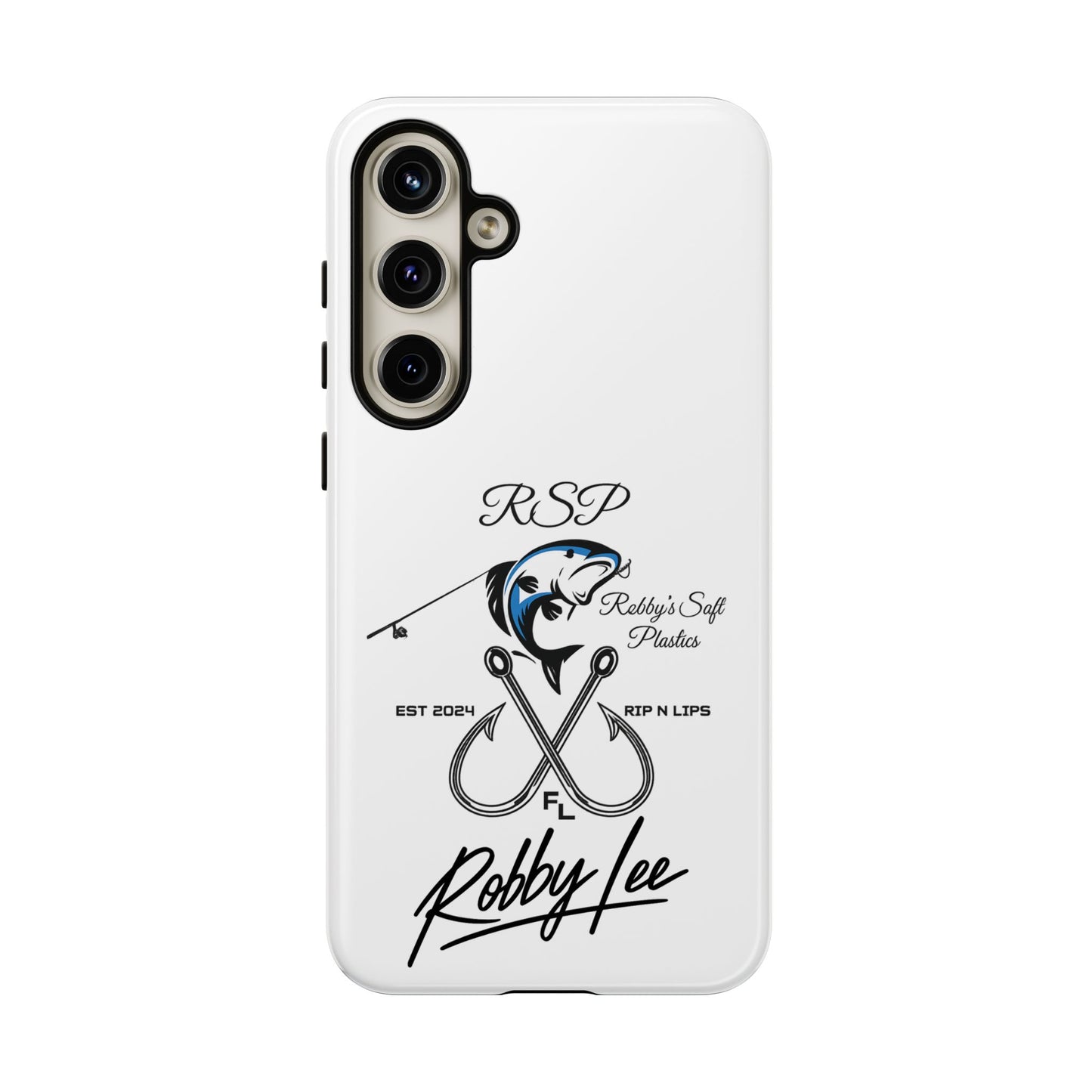 Fishing Logo Phone Case — “Robby Lee” Tough Cases Protective iPhone Cover