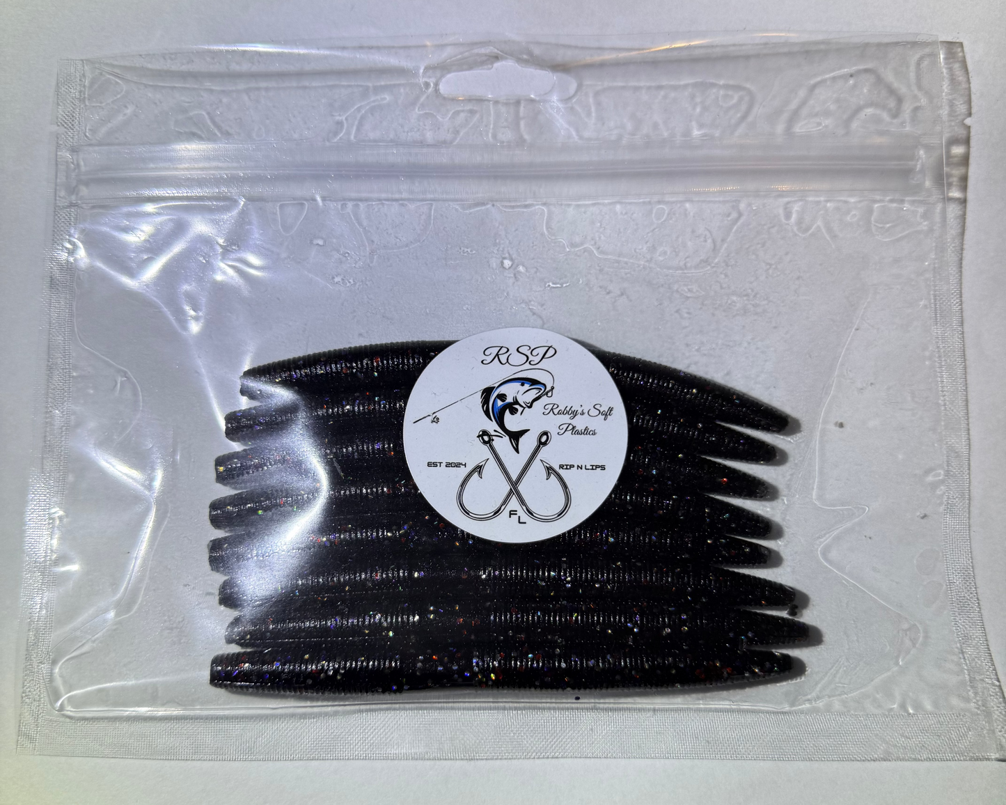 Black Soft Plastic Senkos (8-Pack)