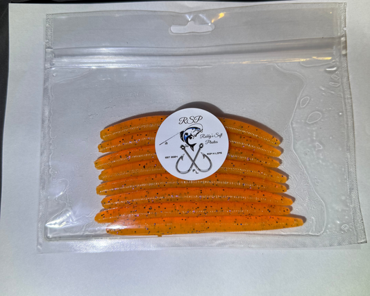 Orange Soft Plastic Senkos (8-Pack)