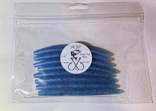 Blue Pearl Soft Plastic Senkos (8-Pack)