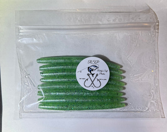 Green Pearl Soft Plastic Senkos (8-Pack)