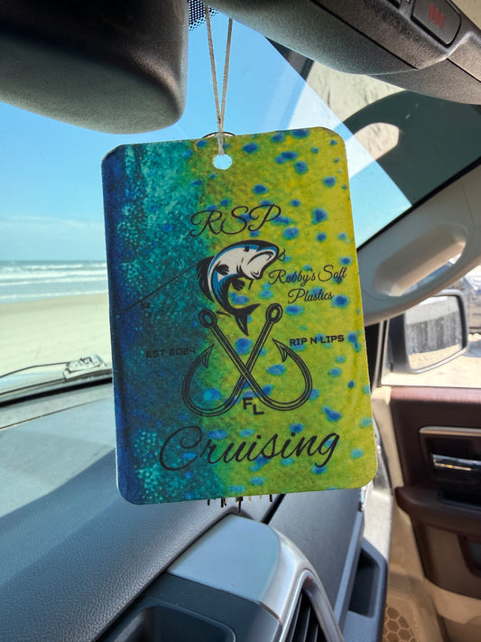 RSP Cruising Car Air Freshener — Ocean Breeze Scented Ornament