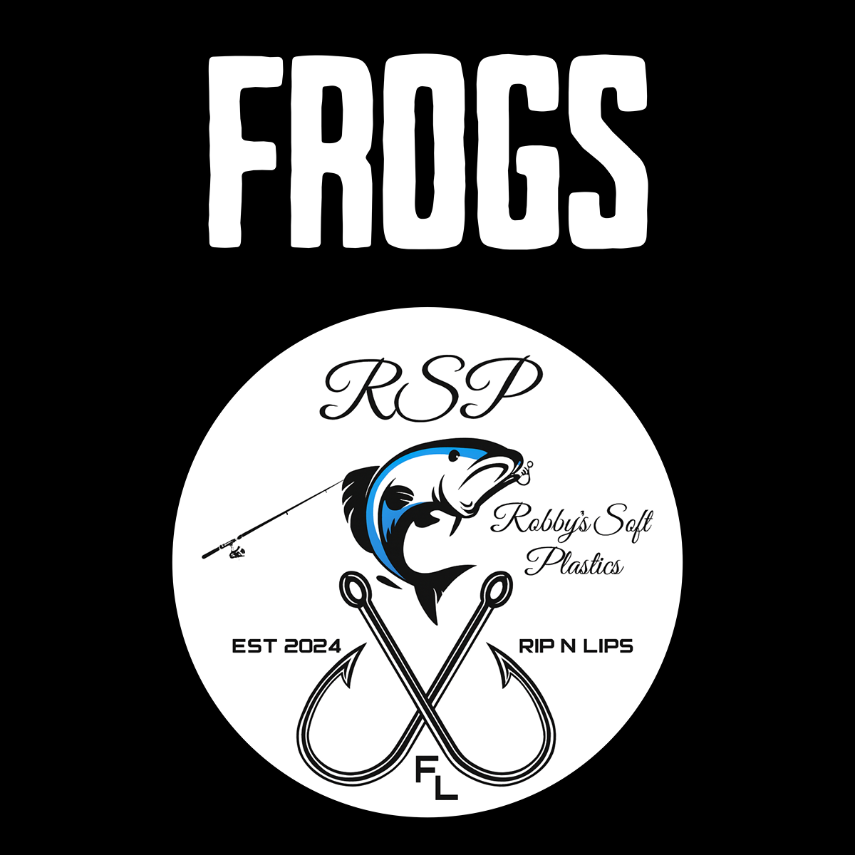 Electric Grape Soft Plastic Frogs (4-Pack)