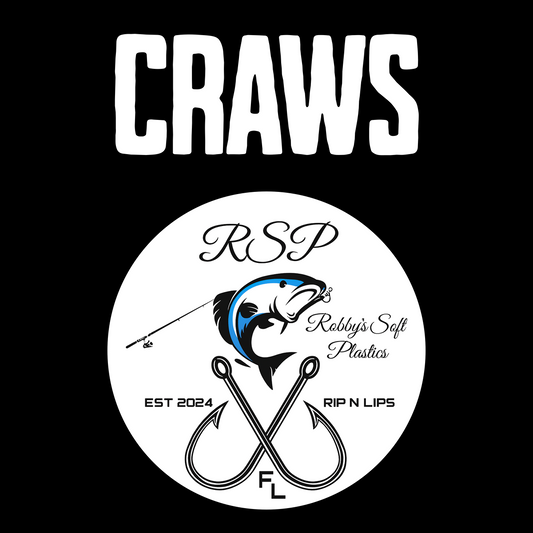 Blue Pearl Soft Plastic Craws (4-Pack)